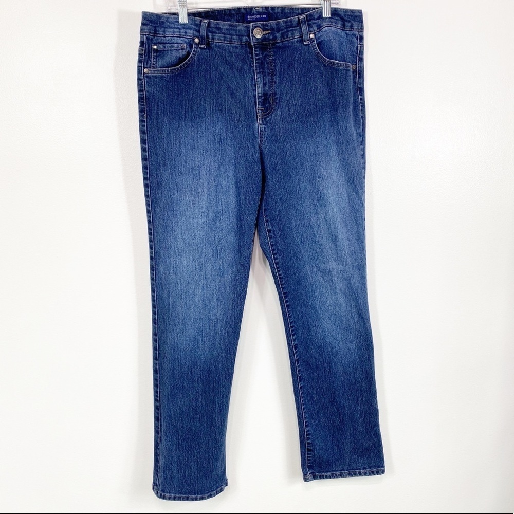 Bandolino Jeans Samantha Straight Leg Blue Jeans